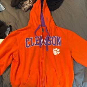 Clemson front zip jacket